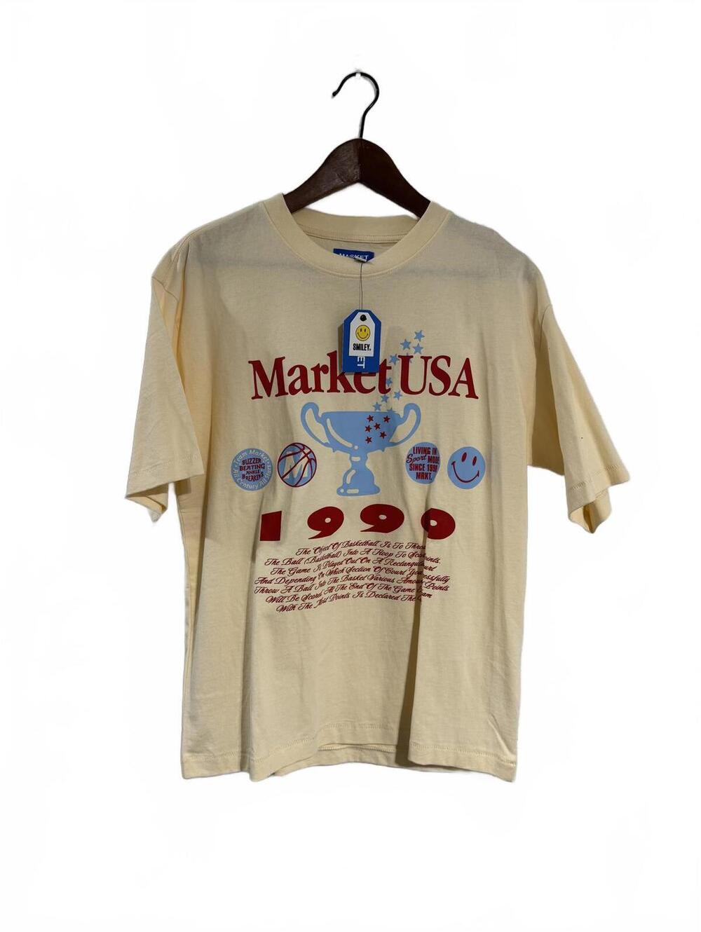 MARKET SMILEY 1990 T-SHIRT Size Medium